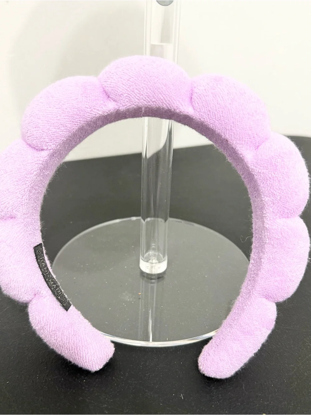 Hand Made Lavender Bubble Spa Headband Puffy Skincare Hair Band